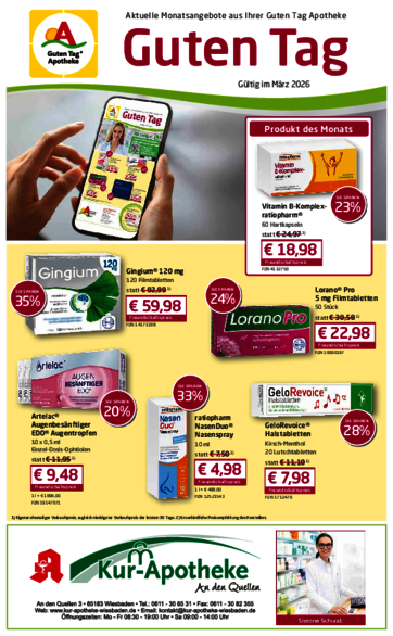 Aktueller Angebotsprospekt