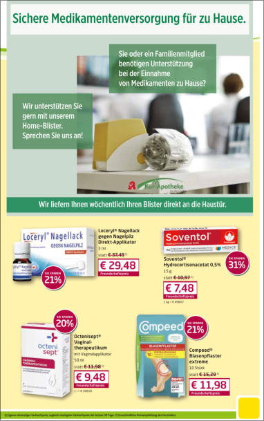Freiverkäufliche Arzneimittel I Angebote August 2025 I Kur Apotheke Wiesbaden 