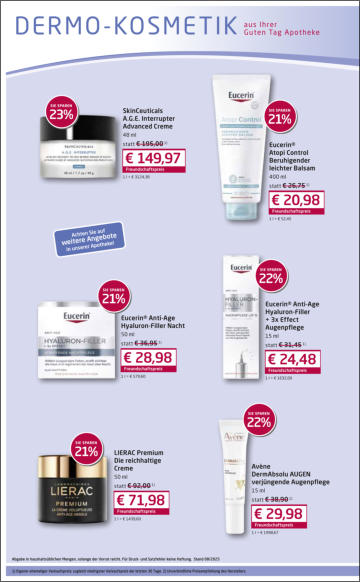 Dermo-Kosmetik I Angebote September 2025 I Kur Apotheke Wiesbaden 