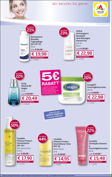 Dermo-Kosmetik I Angebote Mai 2025 I Kur Apotheke Wiesbaden 