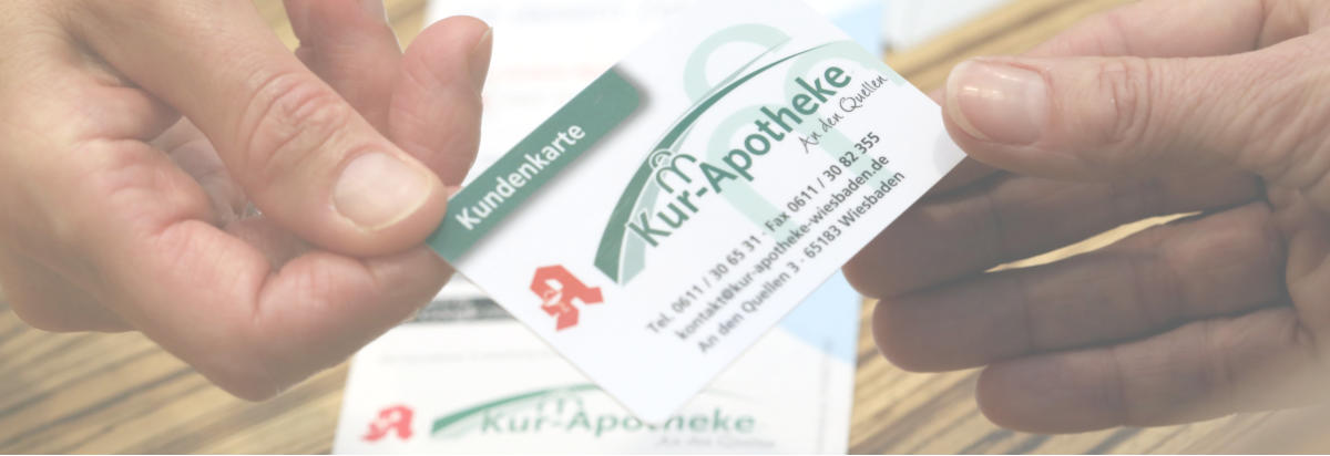 Kundenkarte I Kur Apotheke Wiesbaden I An den Quellen I Wiesbaden